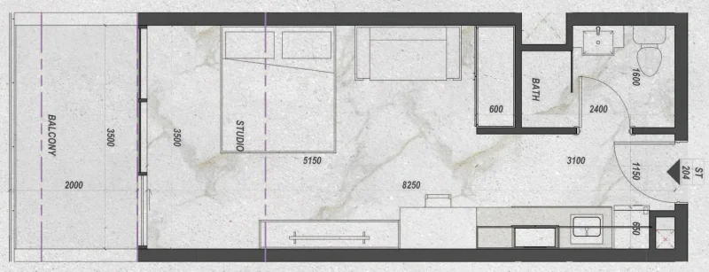 0.0 bedroom apartments - Zyra Hills