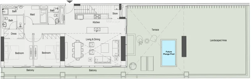 4.0 bedrooms apartments - Sierra by Iman
