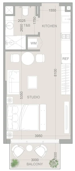 0.0 bedroom apartments - 1WOOD Residence 2
