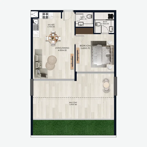 1 bedroom Apartments -  Reem by Vision