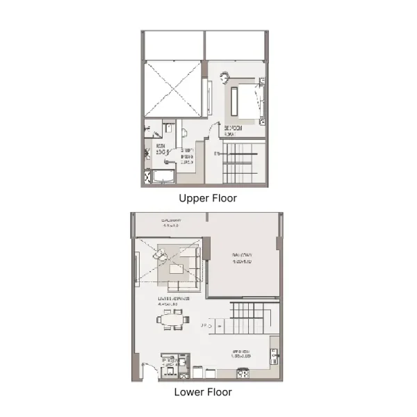 1.0 bedroom duplex - Haven Living