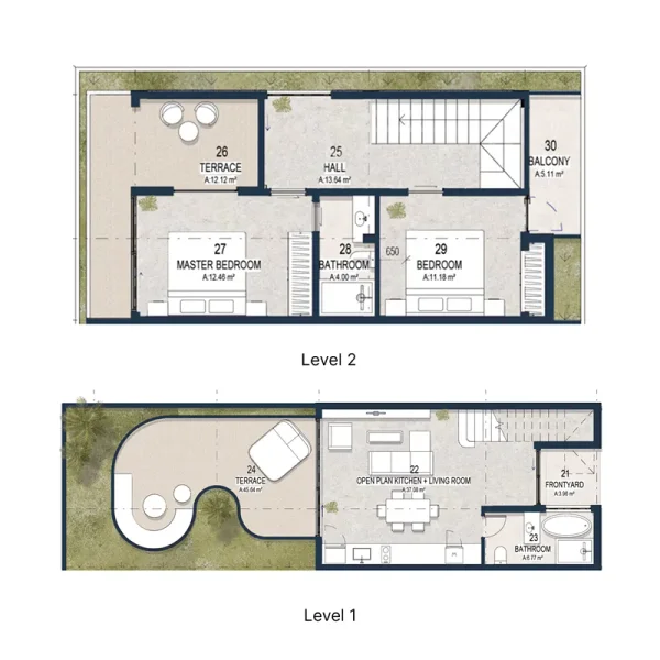 2.0 bedrooms townhouse - Sekar