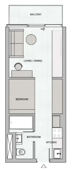 0.0 bedroom hotel apartments - The Community JVT