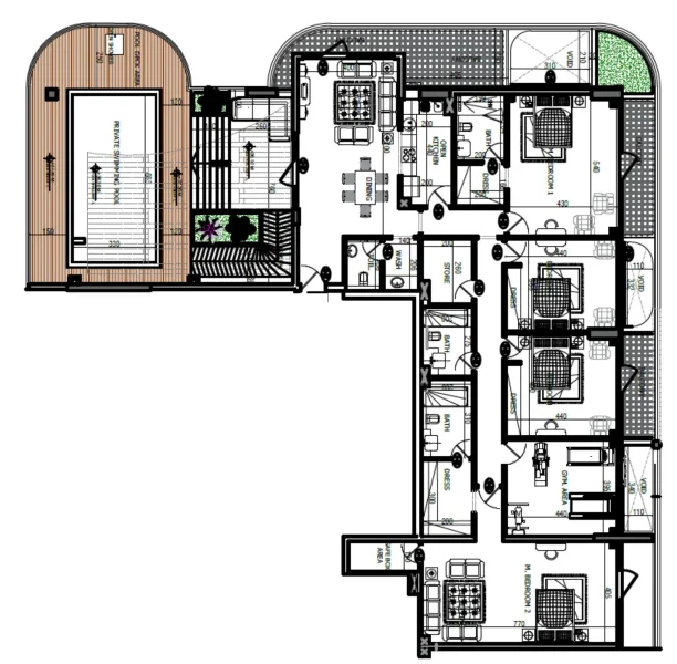 4.0 bedrooms penthouse - Mackerel Tower