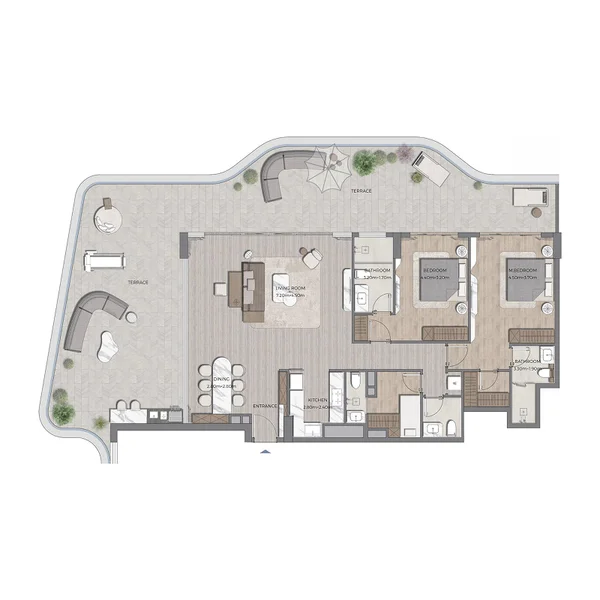 2,5 bedroom Apartments -  Tomorrow 166