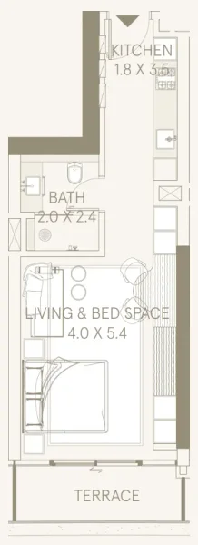 0.0 bedroom apartments - Saas Hills
