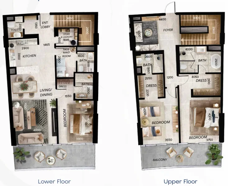 3.5 bedrooms duplex - Radiant Waves