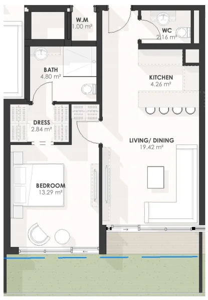 3.5 bedrooms apartments - Amazonia Residence