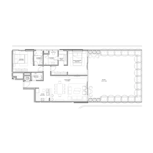 3.0 bedrooms apartments - The Blue Beach Residence