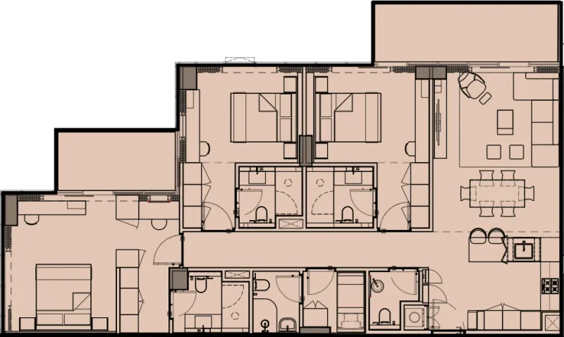 3.0 bedrooms apartments - Wynwood by Imtiaz