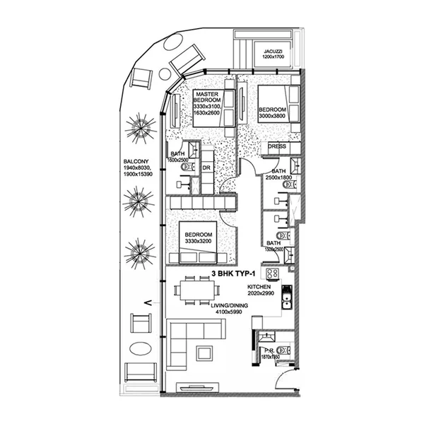 Suite 3 bedroom - Interstellar Tower