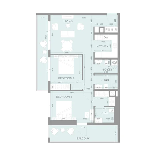 2 bedroom Apartments - Lum1nar