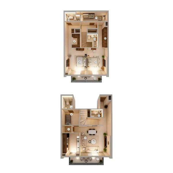 2.0 bedrooms duplex - Q Gardens Loft