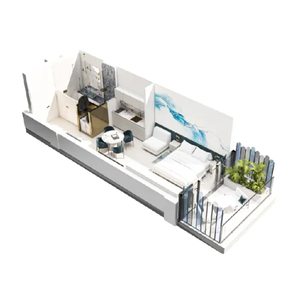 0.0 bedroom apartments - VR Shekvetili Forest~Beach