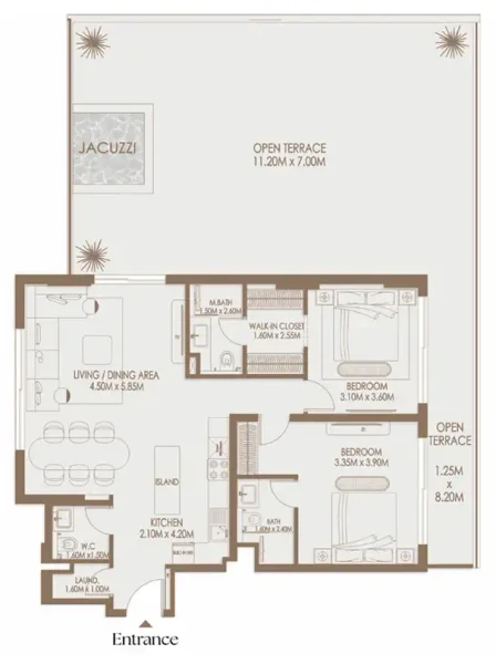 2.0 bedrooms apartments - Veona by Gutti