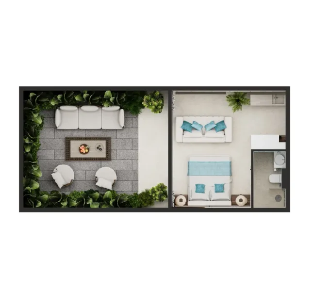 1.0 bedroom villa - Pandawa Dream