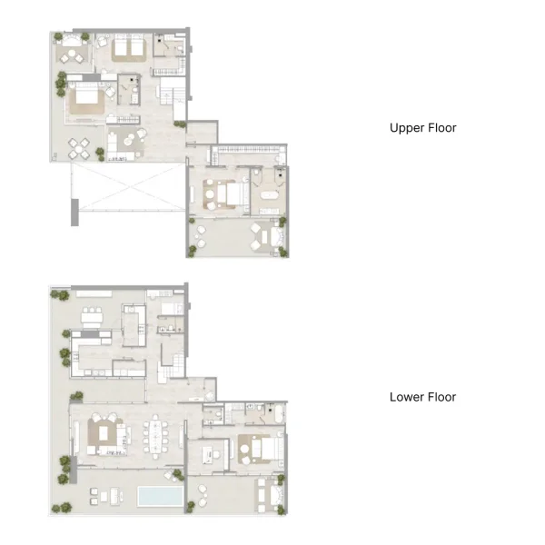 4.0 bedrooms apartments - Kempinski Marina Residences