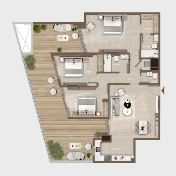 3 bedroom Apartments - Celeste by HRE