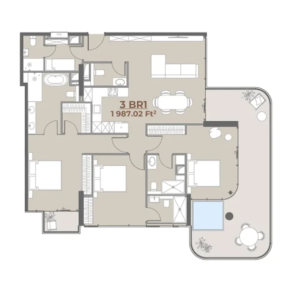 3.0 bedrooms apartments - House of WELL 1 and 2