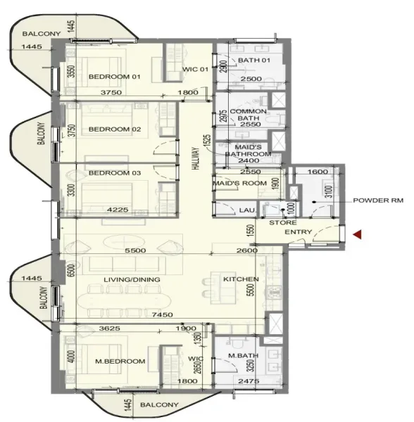 4.0 bedrooms apartments - Takaya
