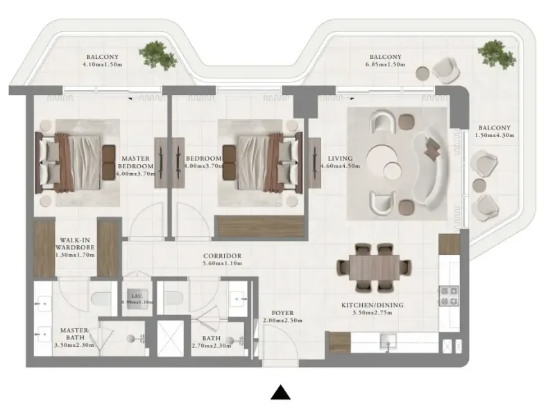 2.0 bedrooms apartments - Sera 2