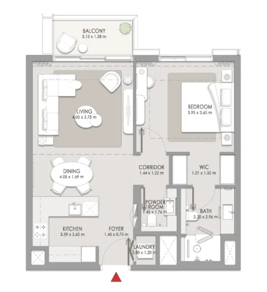 1.0 bedroom apartments - City Walk Crestlane