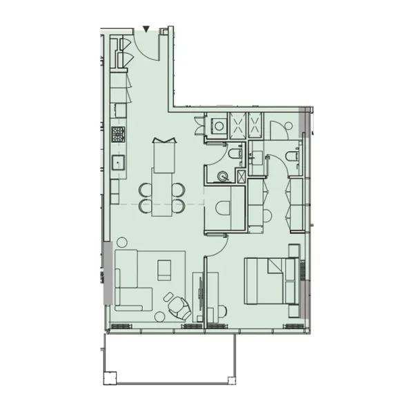 2.0 bedrooms apartments - Wynwood Horizon
