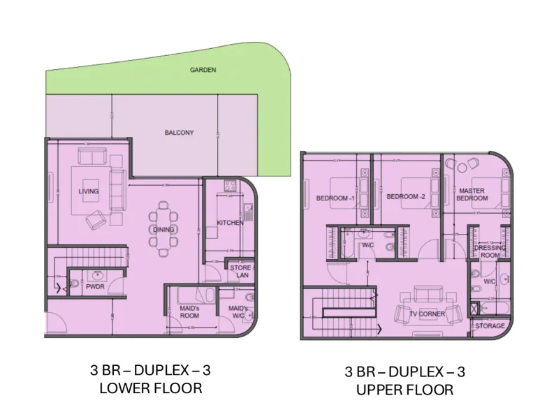 3.0 bedrooms duplex - One Residence Al Reem Island