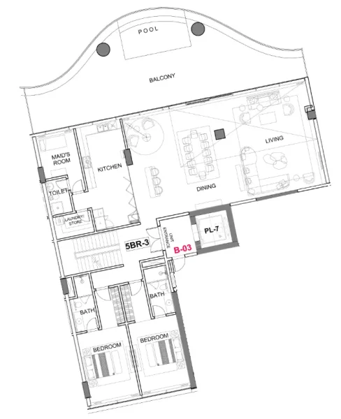 5.0 bedrooms apartments - Cavalli Couture