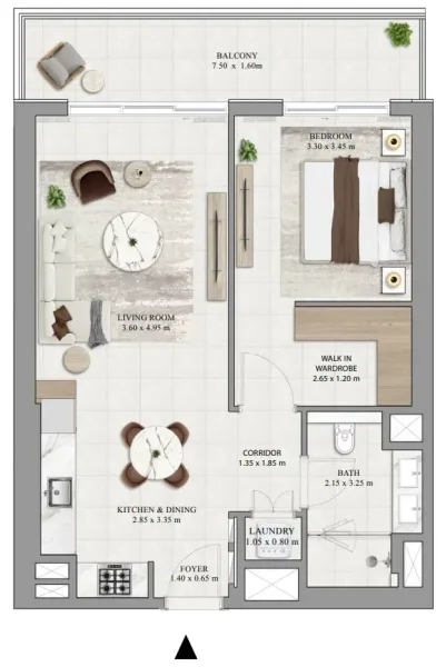 1.0 bedroom apartments - Greencrest