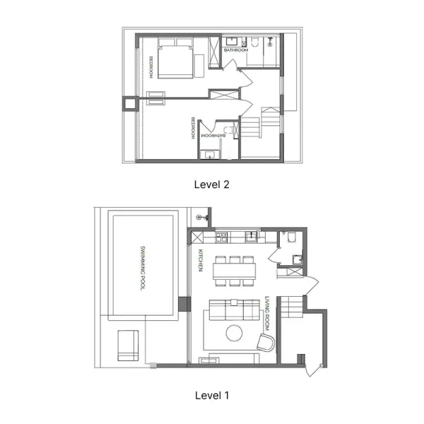 2.0 bedrooms villa - Pandawa Residence