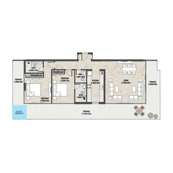 2.0 bedrooms apartments - Trinity