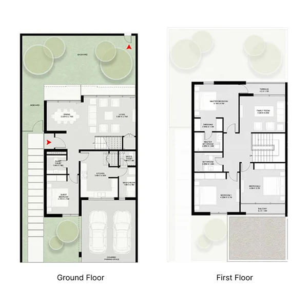 4 bedroom Townhouse -  Masaar 2 Coral