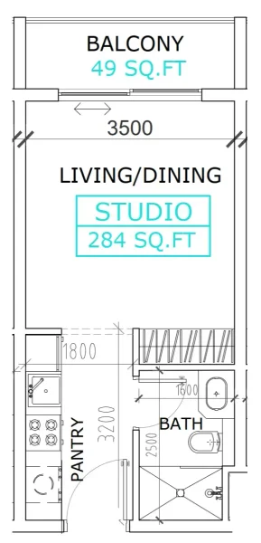 0.0 bedroom apartments - Canterbury Waterfront