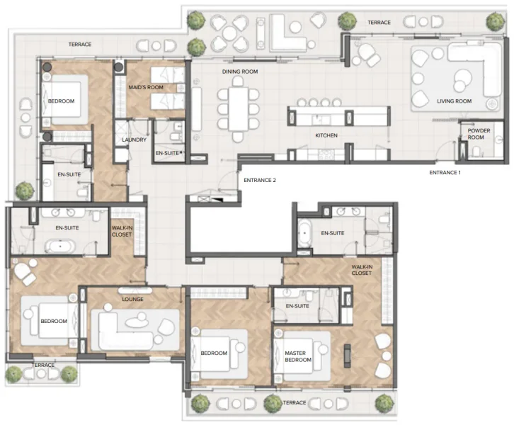 4.0 bedrooms penthouse - Residences Du Port Autograph Collection