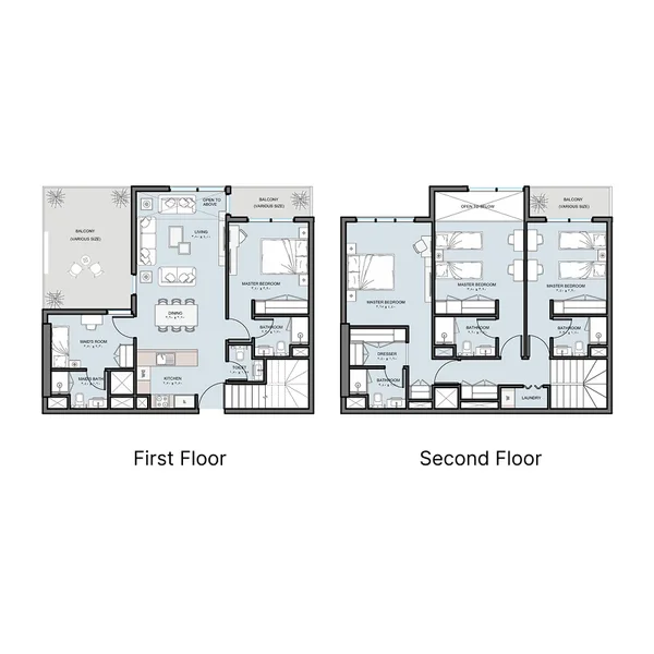 4 bedroom Duplex -  The District