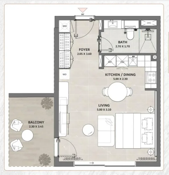 0.0 bedroom apartments - Amber by Enso