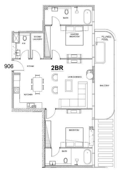 2.0 bedrooms apartments - Villa Del Brunello