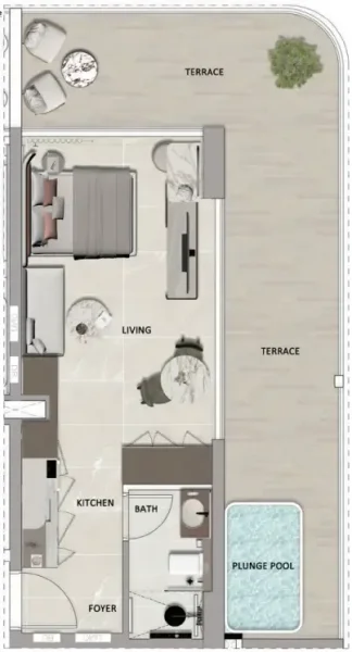 0.0 bedroom apartments - South Lofts