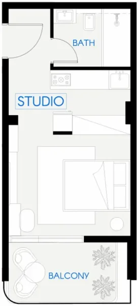 0.0 bedroom apartments - Celestara Residences