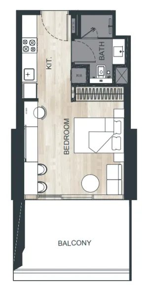 0.0 bedroom apartments - Binghatti Ghost