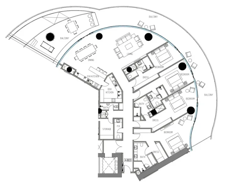 3.0 bedrooms apartments - Damac Casa