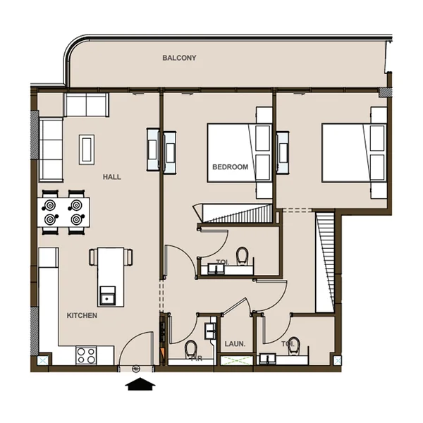 2 bedroom Apartments -  Casa Aura Residence