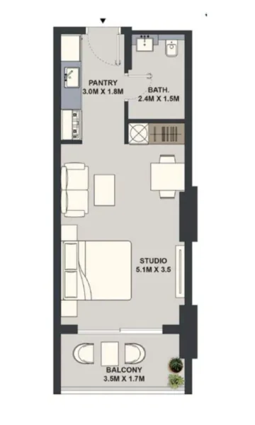 0.0 bedroom apartments - Maison Elysee