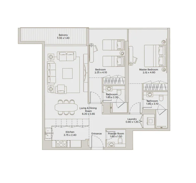 2.0 bedrooms apartments - Eleve