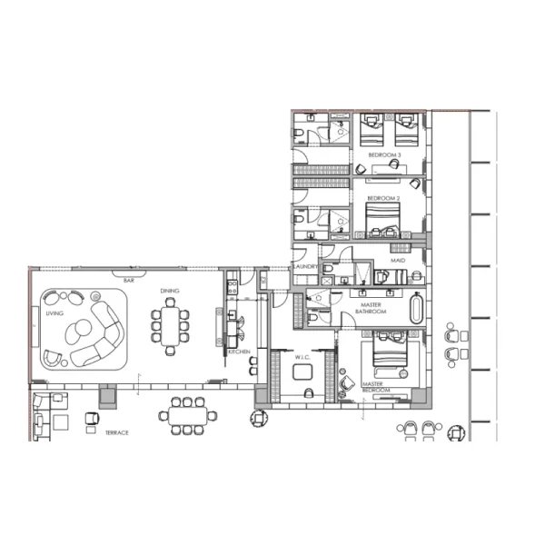 3.0 bedrooms apartments - Four Seasons Private Residences DIFC