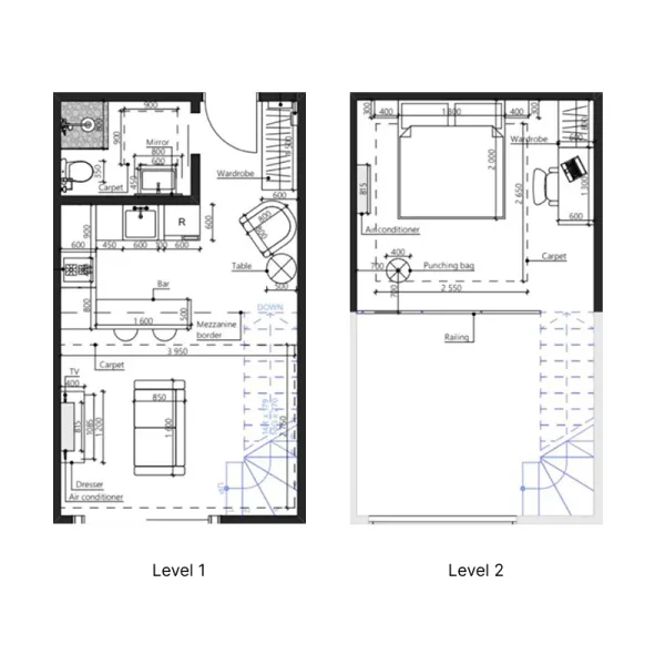 2.0 bedrooms villa - Jey Grey Residence