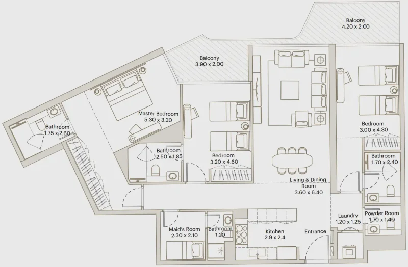 3.0 bedrooms apartments - Eleve