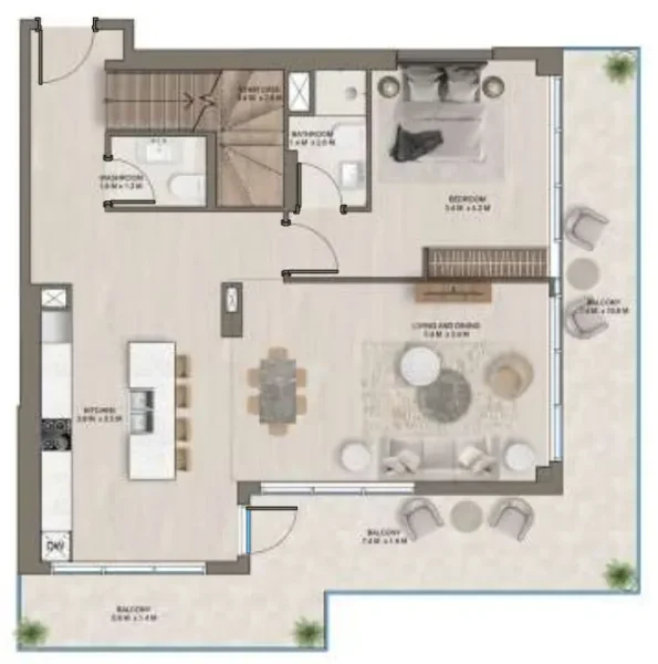 3.0 bedrooms apartments - The Corner