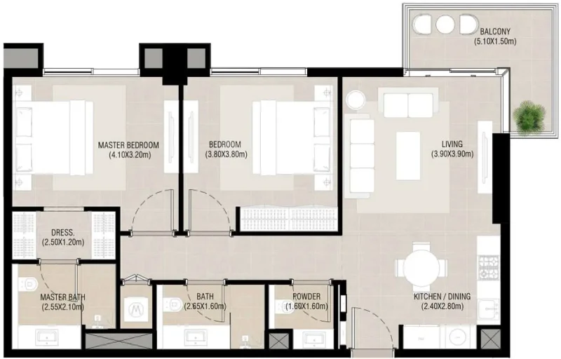 2.0 bedrooms apartments - Camden